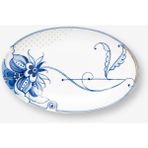 Pip Studio Blue Bird Beyaz Porselen Servis Tabağı 25,5X16,5 cm - Belirtilmemiş