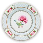 Pip Studio Blushing Birds Beyaz Porselen Pasta Tabağı 17 Cm
