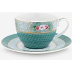 Pip Studio Blushing Birds Mavi Porselen Çay Fincanı 280 ml