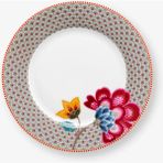 Pip Studio Fantasy Blooming Tales Haki Porselen Kahvaltı Tabağı 23 cm - Sofra Grubu