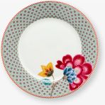 Pip Studio Fantasy Blooming Tales Mavi Porselen Kahvaltı Tabağı 23 cm - Sofra Grubu