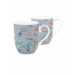 PIP STUDIO Flower Festival Mavi 2'li 145 ml Küçük Mug Seti