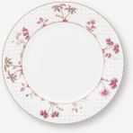Pip Studio Jolie Beyaz Porselen Yemek Tabağı 26,5 cm - varsayılan değer - Beyaz - Pembe