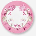 Pip Studio Jolie Pembe Porselen Kahvaltı Tabağı 23 cm - Sofra Grubu