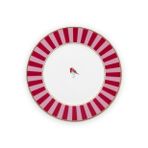 Pip Studio Kırmızı Pasta Tabağı LOVEBİRDSKIRMIZI/PEMBETABAK17CM