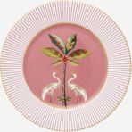 Pip Studio La Majorelle Pembe Porselen Pasta Tabağı 17 cm