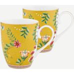 Pip Studio La Majorelle Sarı Porselen Kupa Seti 350 ml