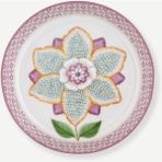 Pip Studio Lily & Lotus Beyaz Porselen Çay Tabağı 9 cm