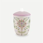 PIP STUDIO Lily Lotus Collection Mor 1.5 lt Porselen Saklama Kutusu
