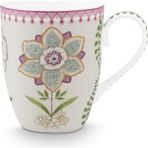 Pip Studio Lily & Lotus Mor Porselen Kupa 350 ml - Açık Mor