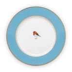 PIP STUDIO Love Birds 17 cm Mavi Tabak