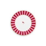 PIP STUDIO Love Birds Collection Kırmızı Pembe Porselen 21 cm Kahvaltı Tabağı
