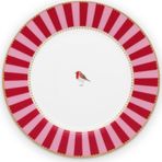 Pip Studio Love Birds Tabak 21 Cm, Kırmızı / Pembe