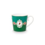 PIP STUDIO Love Birds Yeşil Renkli Madalyon 250 ml Desenli Mug