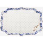 Pip Studio Mavi Beyaz Porselen Tepsi 26 cm - 1 Adet