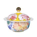 PIP STUDIO Royal Collection 235 ml Sarı Pembe Porselen Şekerlik