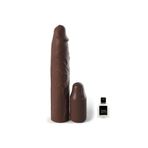 Pipedream Fantasy Extension Elite Brown 22 Cm Silikon 9 Cm Uzatmalı Penis Kılıfı+Jel