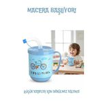 Pipetli Çocuk Bardağı 350 Ml -Alıştırma Bardağı Suluk