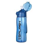 Pipetli Sporcu Okul Su Matarası - 750 ml - Suluk Rio (Mavi)