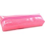 Pippa Tek Bölmeli Rugan Simli Kalemlik - Pembe