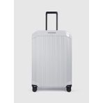 Piquadro BV4427PQLS2 Gri Orta Boy Çekçekli Sert Unisex Valiz