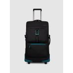 Piquadro BV6376C2O Siyah Çekçekli Kumaş Unisex Valiz