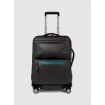 Piquadro Siyah Unisex Çekçekli Kumaş Valiz BV6377C2OW