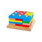 Piramigo Ahşap Blok Tetris Yerleştirme Oyunu Russian Box Set