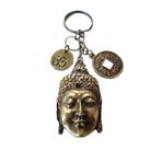 Piramigo Buda Metal Anahtarlık Om Sembolü Çin Şans Parası Guanyin Budha Nepal