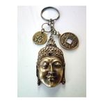 Piramigo Buda Metal Anahtarlık Om Sembolü Çin Şans Parası Guanyin Budha Nepal