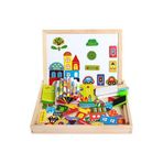 Piramigo Okul Öncesi Mıknatıslı Yazı Çizim Tahtası Trafik Urban Traffic Magnetic Puzzle