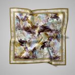 Piramit Naturel Eşarp | Gizem - Camel - 90 x 90 cm