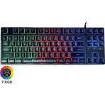 Piranha 2350 RGB Oyuncu Klavyesi USB bağlantılı RGB Ambiyans Işıklı Türkçe Q Klavye 500 Hz Gaming Keyboard