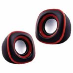 Piranha 5614 Kırmızı Stereo Hoparlör