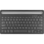 Piranha 8032 8" Uyumlu Kablosuz Bluetooth Şarj Edilebilir Tablet Telefon Standlı Klavye - Gri