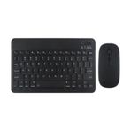 Piranha 9032 8" Uyumlu Kablosuz Bluetooth Şarj Edilebilir Mini Q Klavye Mouse Seti - Siyah