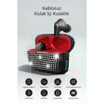 Piranha 9977S Kablosuz Bluetooth Kulak Içi Kulaklık | Bluetooth 5.4 | LED Pil Göstergesi | Mikrofon - Siyah