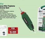 Piranha Mini Matkap Gravür Seti Mini Drill Mini El Matkabı 110pcs