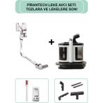 Pirantech ES-330 Pro Kablosuz Dikey Süpürge & V22C Koltuk ve Halı Yıkama Makinesi - Beyaz