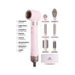 Pirantech Ks-611 Airbreeze 6 Başlıklı Saç Şekillendirme Ve Kurutma Seti pembe