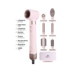 PiranTech KS-611 Airbreeze Pembe Saç Şekillendirme ve Kurutma Seti