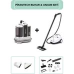 Pirantech KT-703 Koltuk ve Halı Yıkama Makinesi 1000 W Güçlü Çok Fonksiyonlu Temizlik Seti - Beyaz