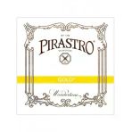 Pirastro 315121 Keman Tek Teli - Gold E (Mi) 4/4 Kemanlarla Tam Uyumlu (Orta Segment - Çelik) | Parlak Ve Berrak Tını, Uygun Maliyetli Profesyonel Ses Karakteri | Uyum: 4/4 Kemanlar İçin 1. Tel (Bilye