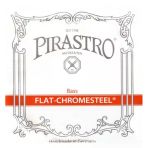 Pirastro 342000 Flat-Chromesteel Solo Set Kontrabass Teli | Saf Ve Net Ses Karakteri, Pürüzsüz Yay Teması, Solo Kalitesi