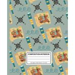 Pirate Treasure Map Composition Notebook for Kids | Wide-Ruled Journal with Binoculars, Compass & Map: Fun Pirate Adventure Writing Notebook – 120 ... Cover, 7.5 x 9.25 – Great for School & Gifts