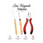 PİRAYE AKSESUAR Saç Kaynağı Takımı • Saç Kaynak Seti • 3'lü Süper Set