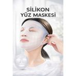 PİRAYE AKSESUAR Silikon Yüz Maskesi & Sabitleyici - Kağıt Maske Sabitleme Rahat Esnek
