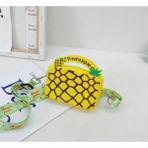 Piraye Gift El Çantası Silikon Bozuk Para Cüzdanları Sevimli Çapraz Askılı Çanta Ananas