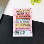 Piraye Gift Kitap Motto Tasarımlı Lastikli Defter