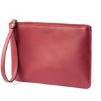 Pirci Deri Pouch Bordo Kadın Cüzdan